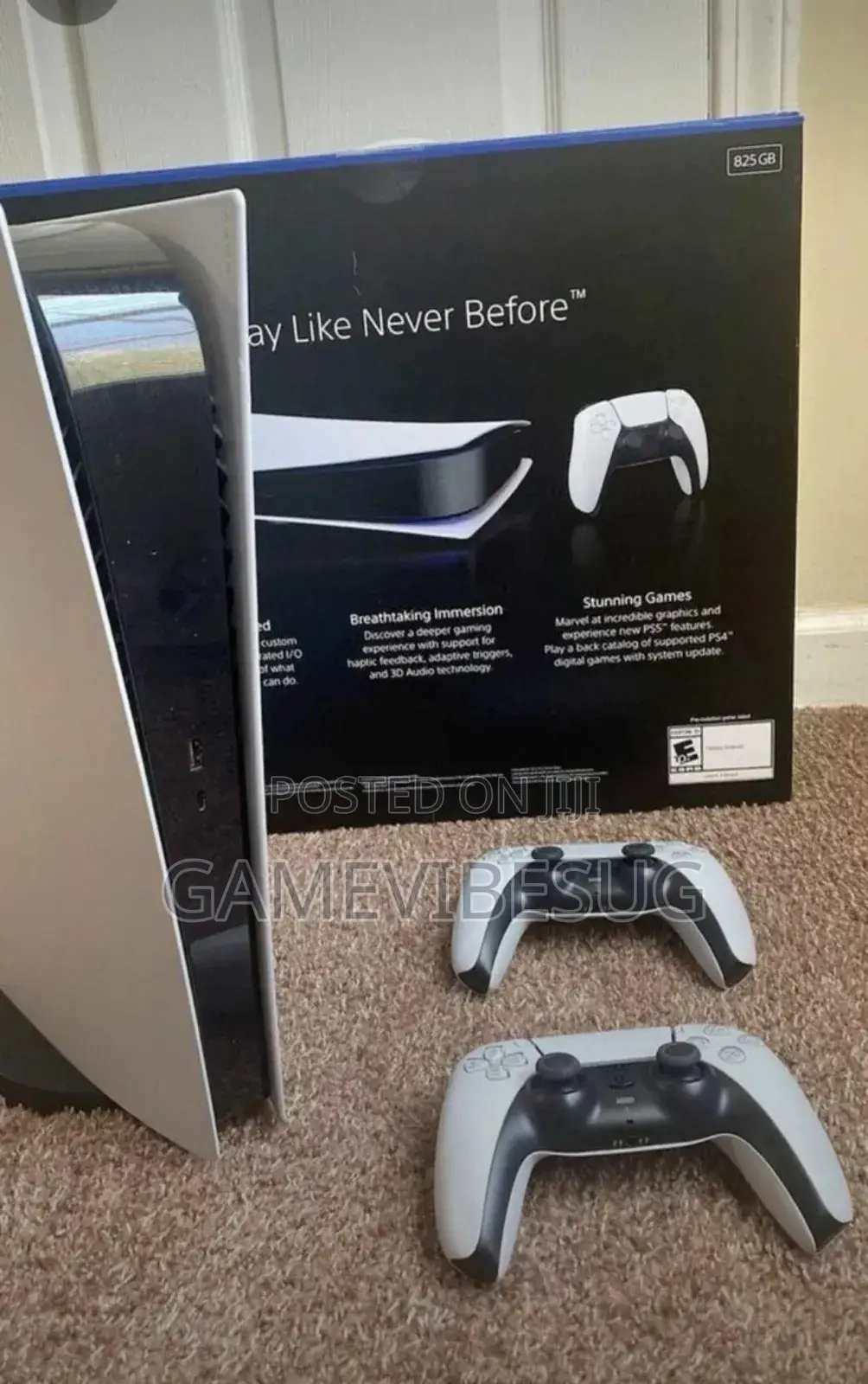 Playstation 5 Console Kit - 3 Games, 2 Pads, Hdmi Lead Pack!