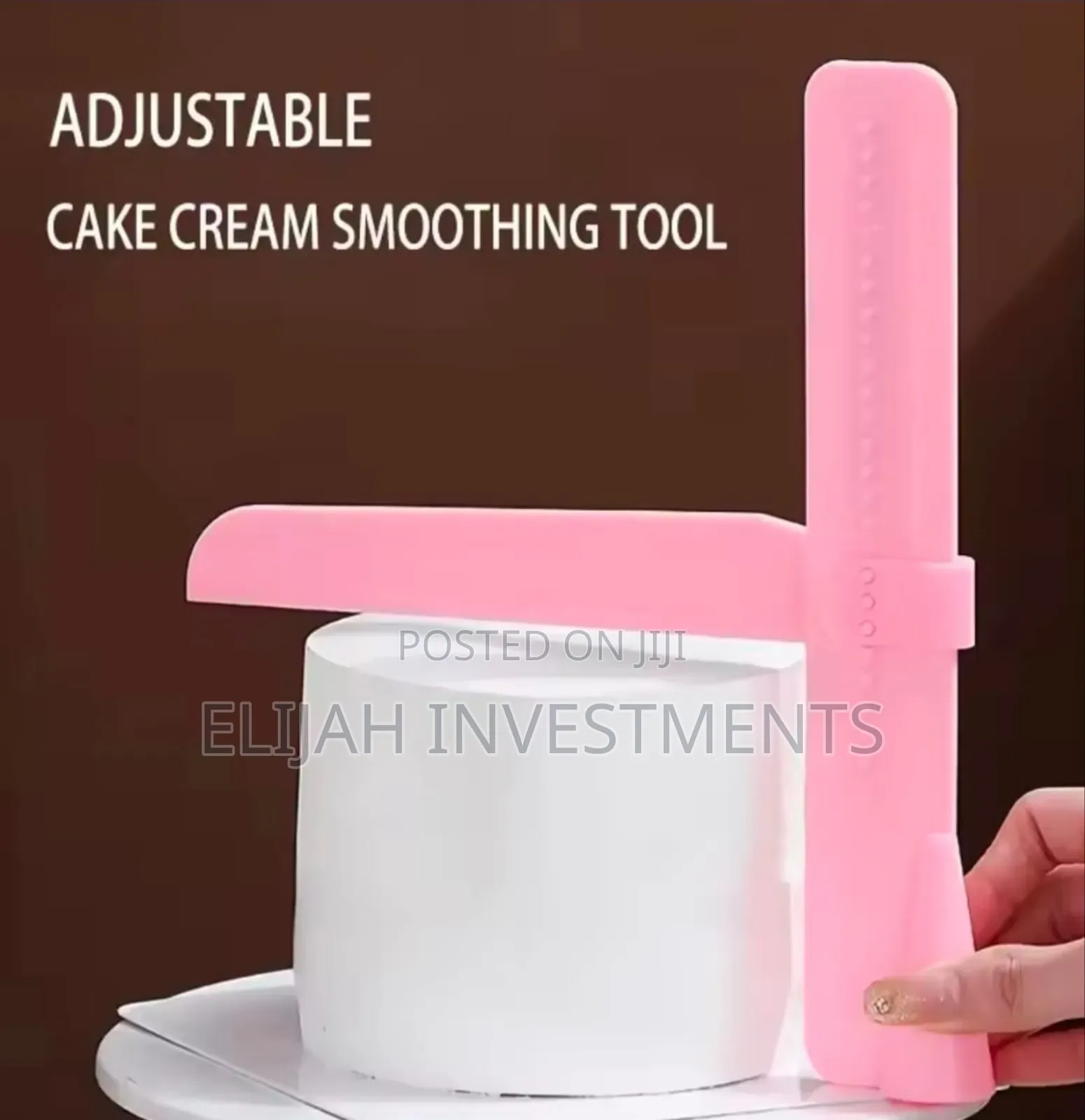 Adjustable Plastic Cake Scraper or Smoother