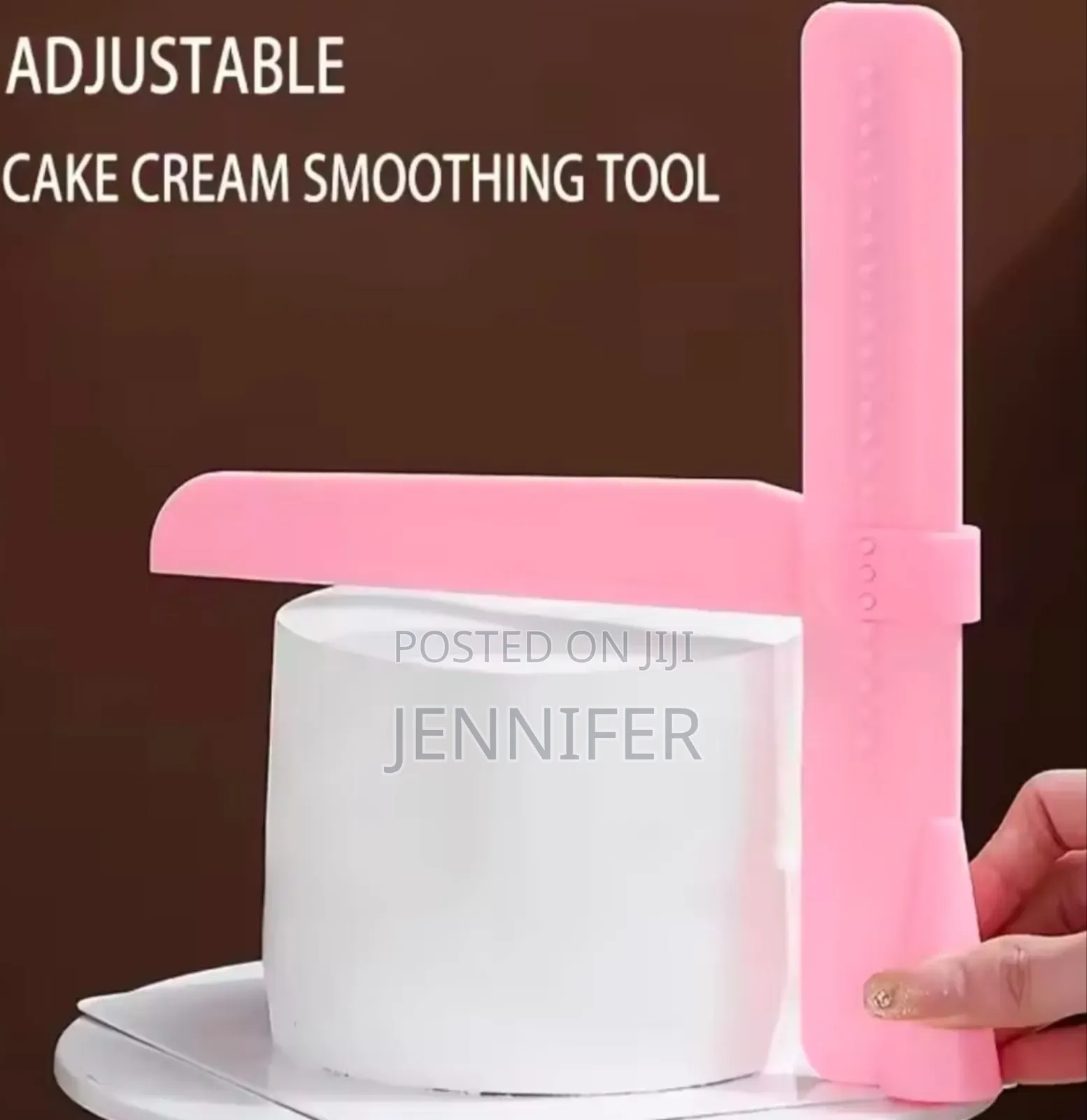 Adjustable Plastic Cake Scraper or Smoother