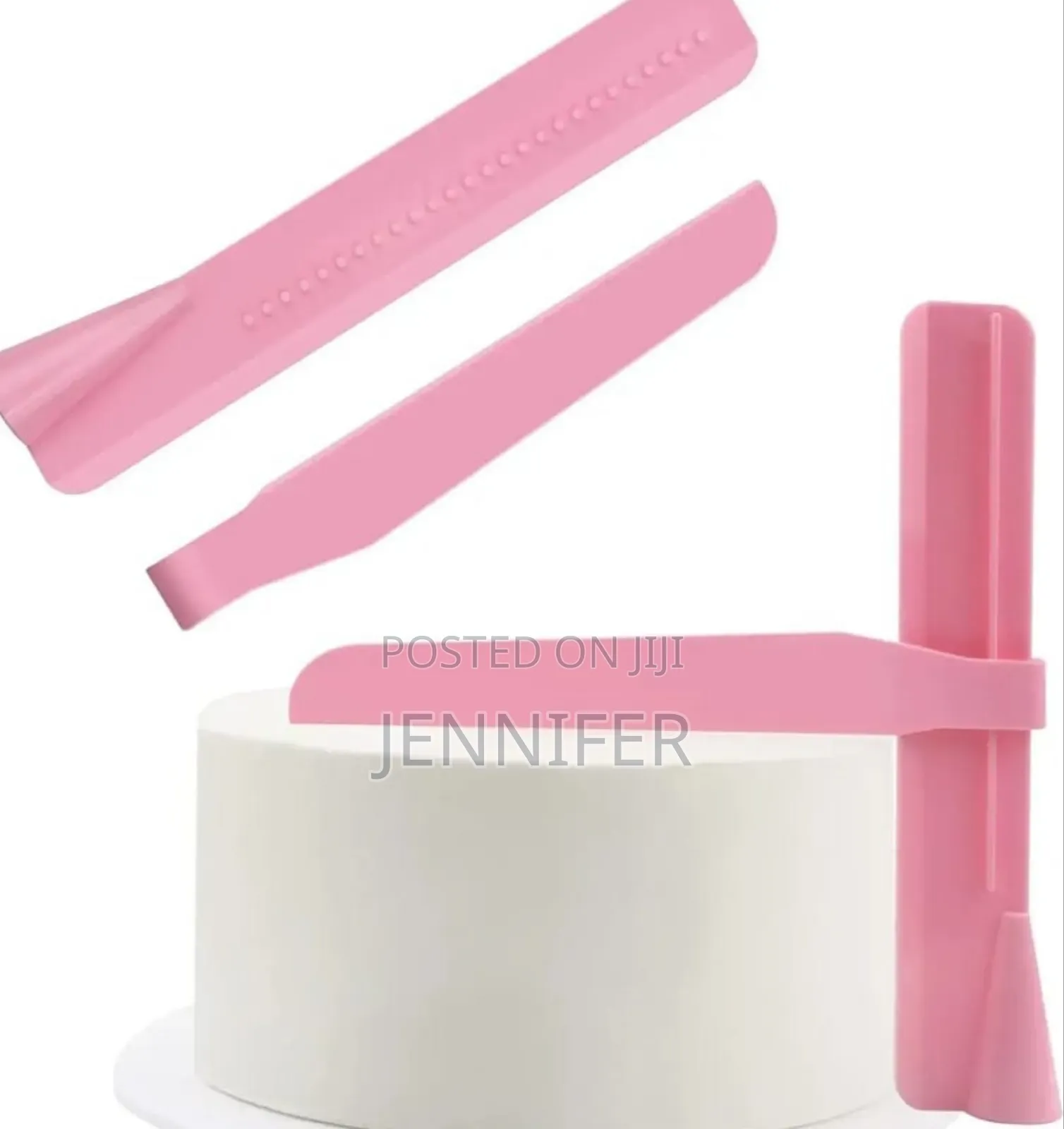 Adjustable Plastic Cake Scraper or Smoother
