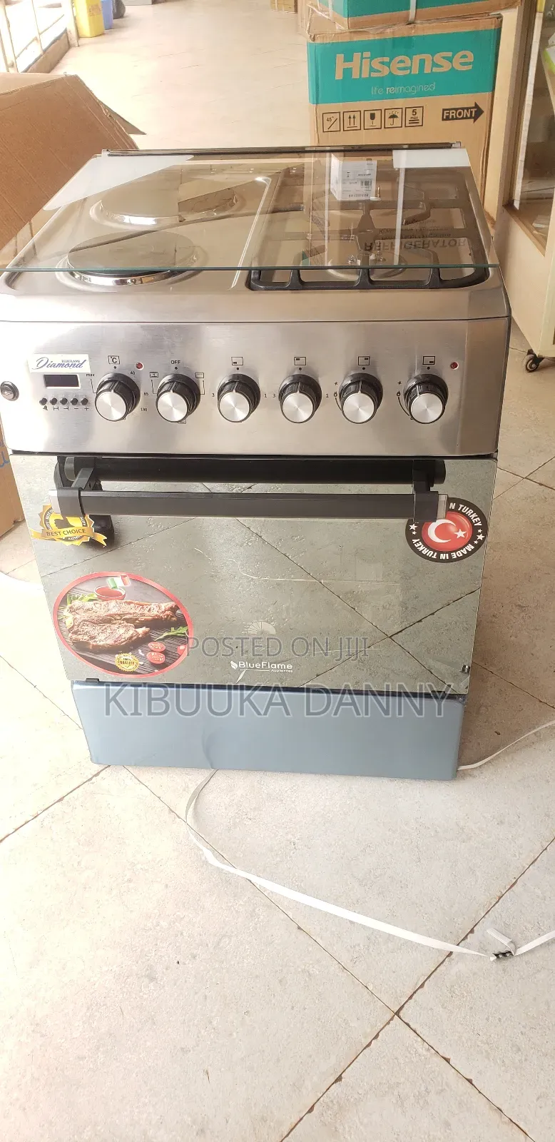 Blue Frame Diamond 60×60 Cooker