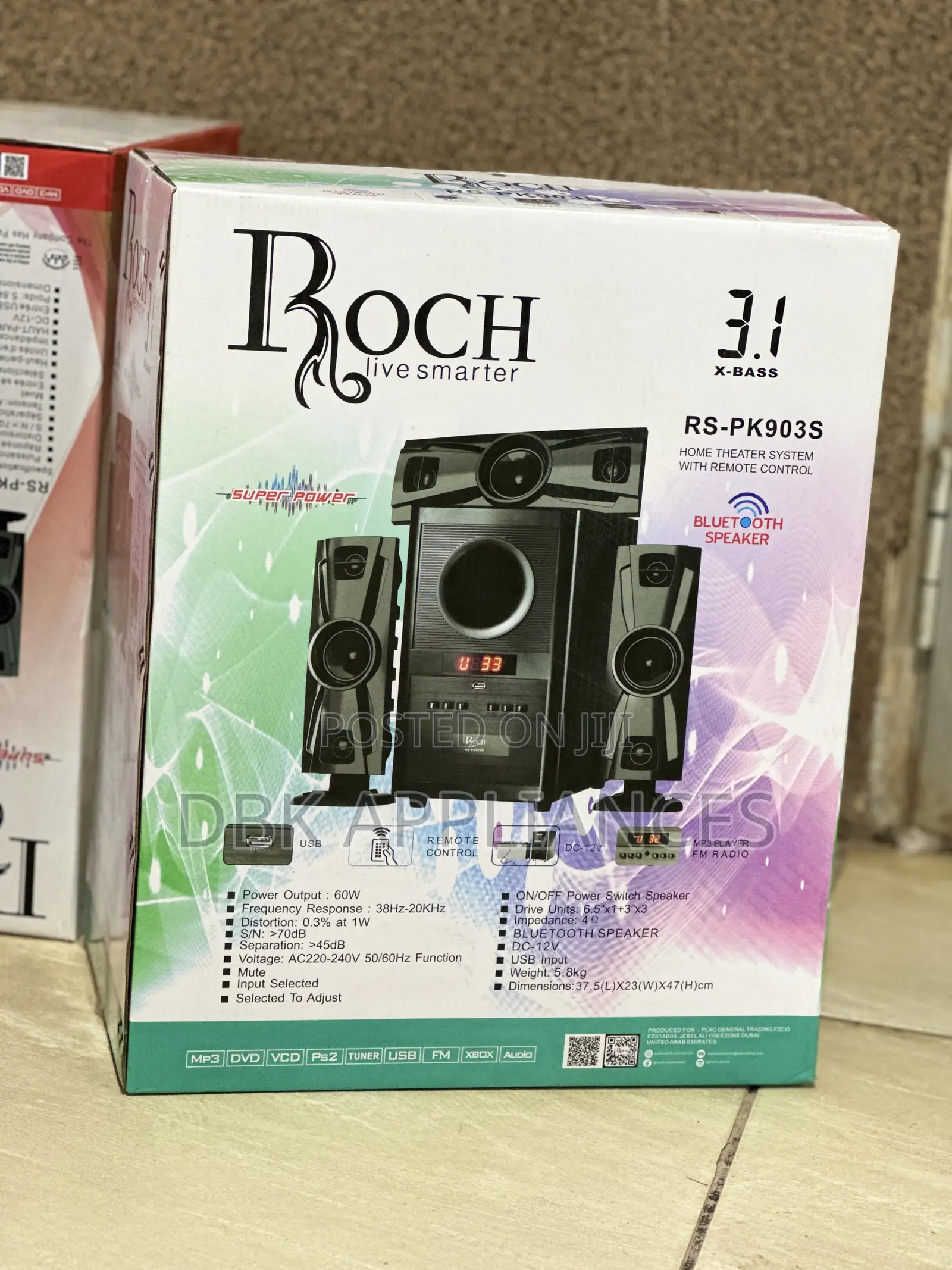 Roch 3.1ch Woofers With Deep Bass