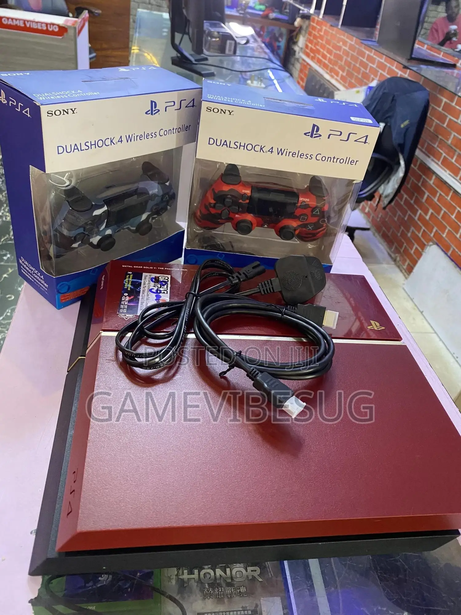 Cheap Ps4 Standard Deal - 2 Controllers, 8 Hit Games, All Cables