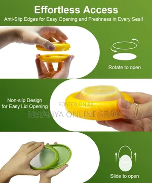 4pcs Silicone Fruit Pods