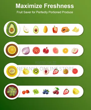 4pcs Silicone Fruit Pods