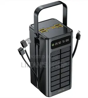 Green Lion Solar X 60000mah Power Bank Pd 20w - Black