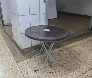Coffee Brown Foldable Plastic Table Plastic Table 4people