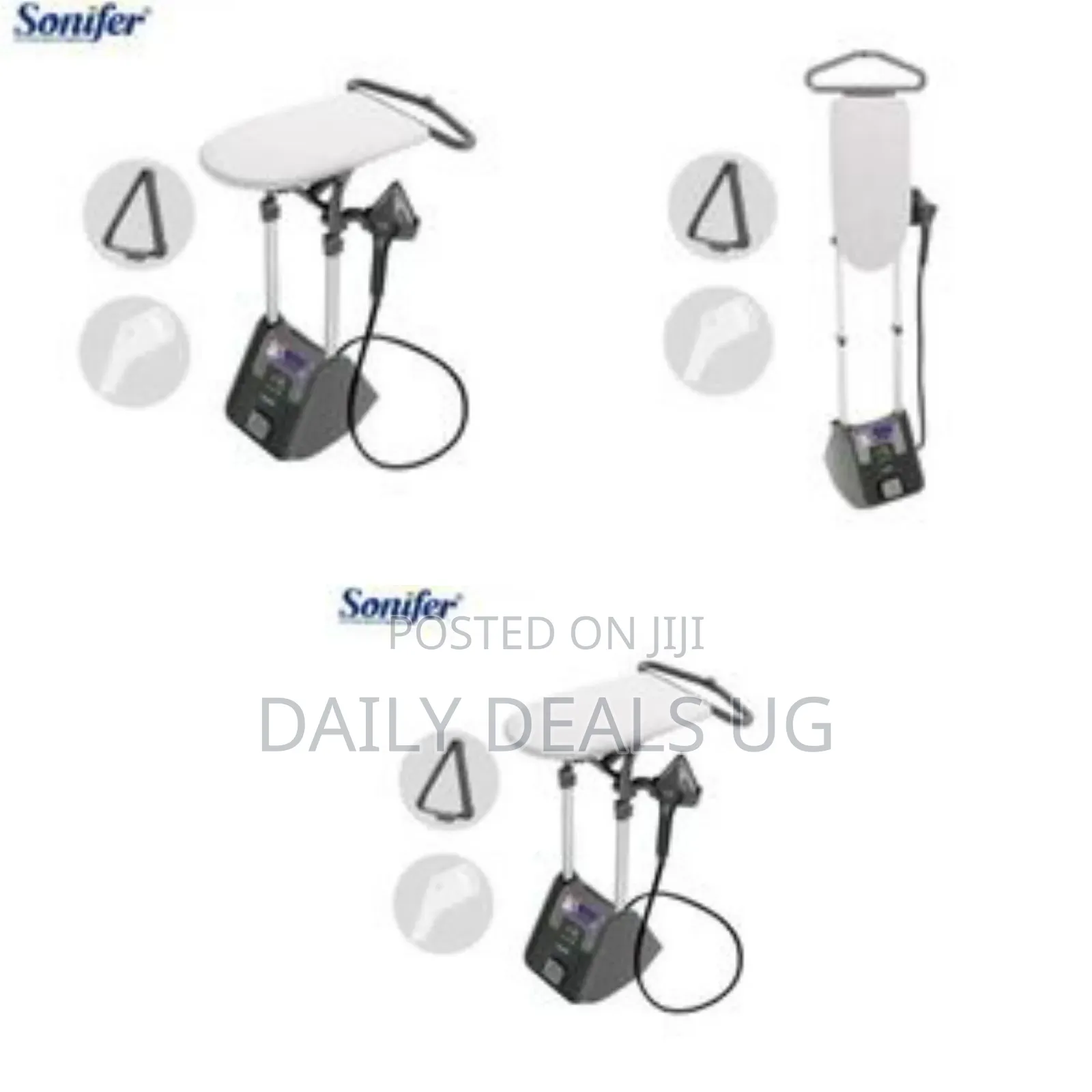 Sonifer Elegant Garment Steamer With Integrated Ironing Board