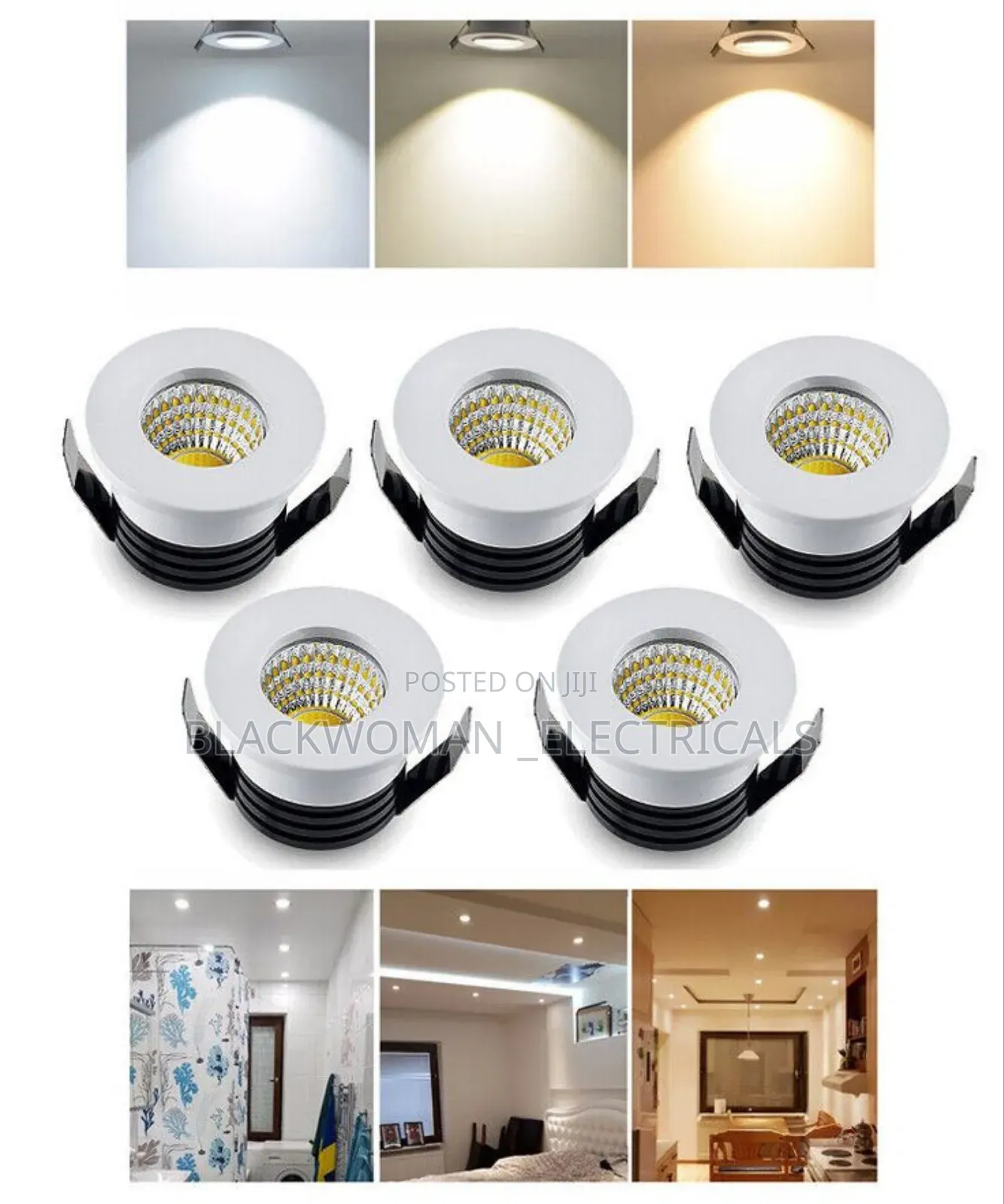 Mini / 1w Elegant Spotlights in Either White or Warm Color Output