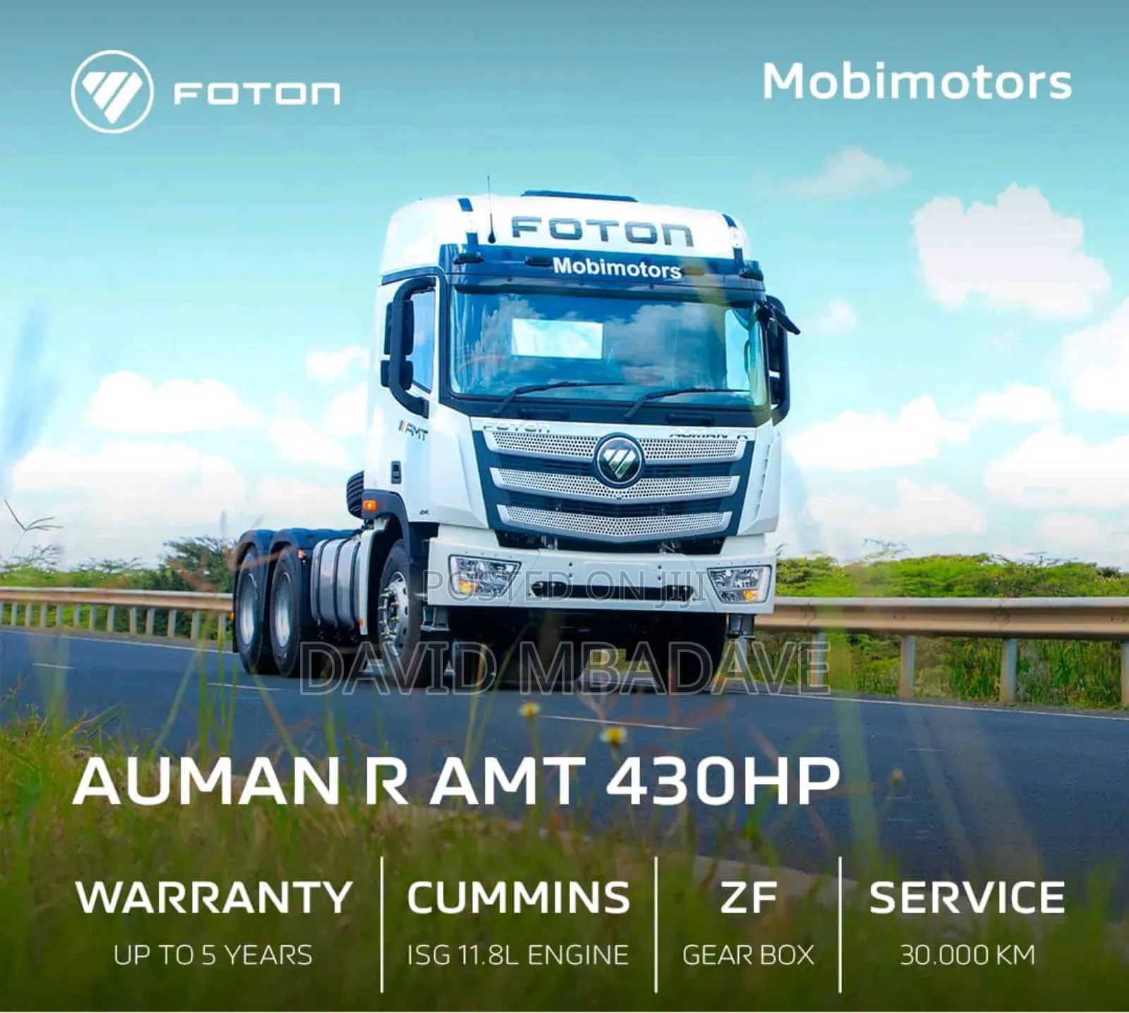 New Foton Sup 2025 White