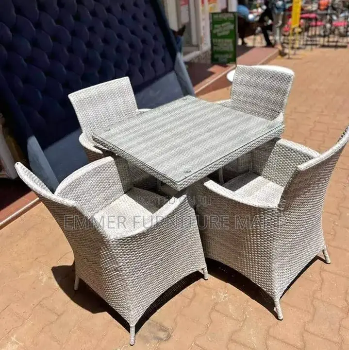 Crafted Dinning Chairs and Table