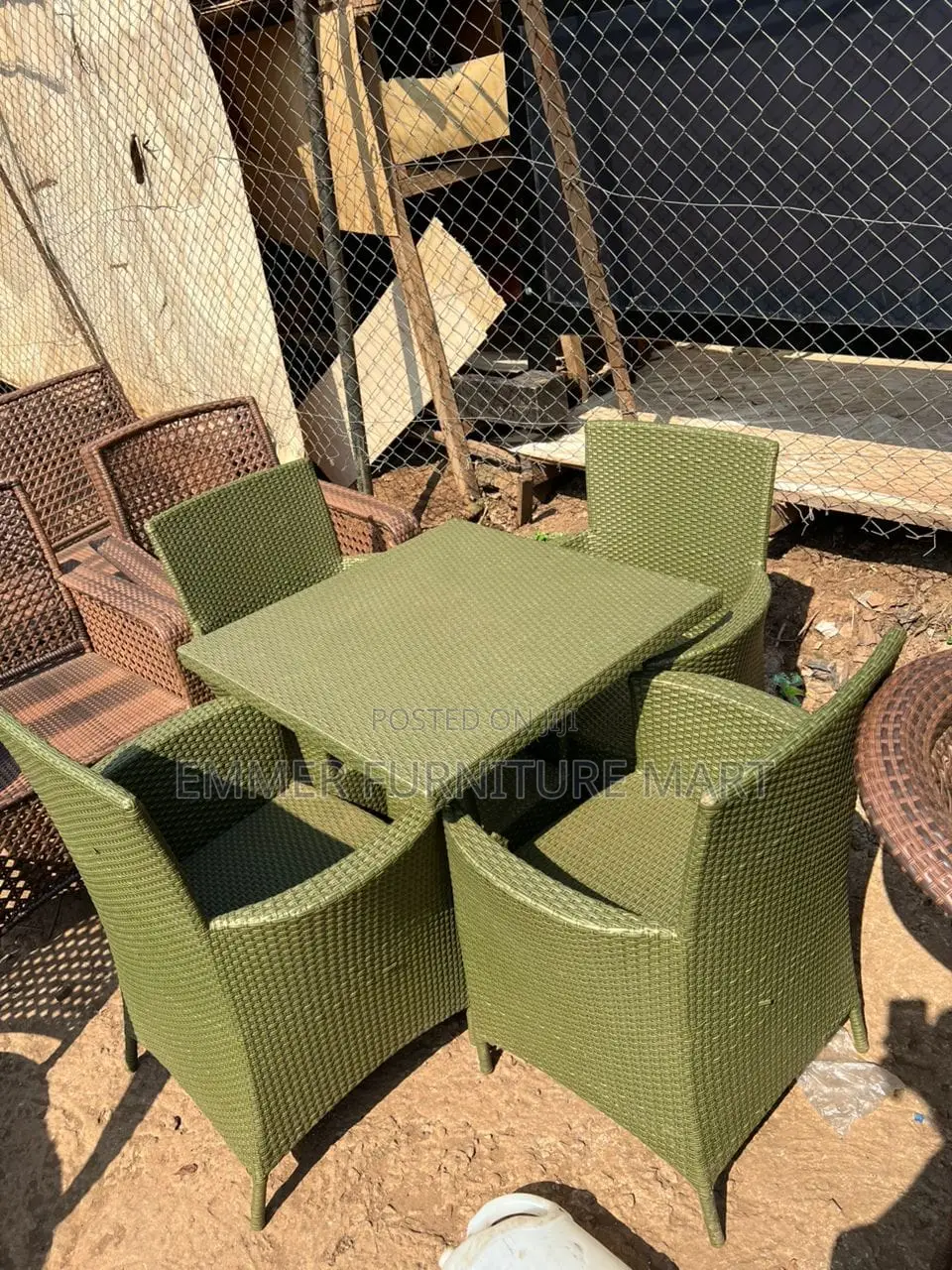 Crafted Dinning Chairs and Table