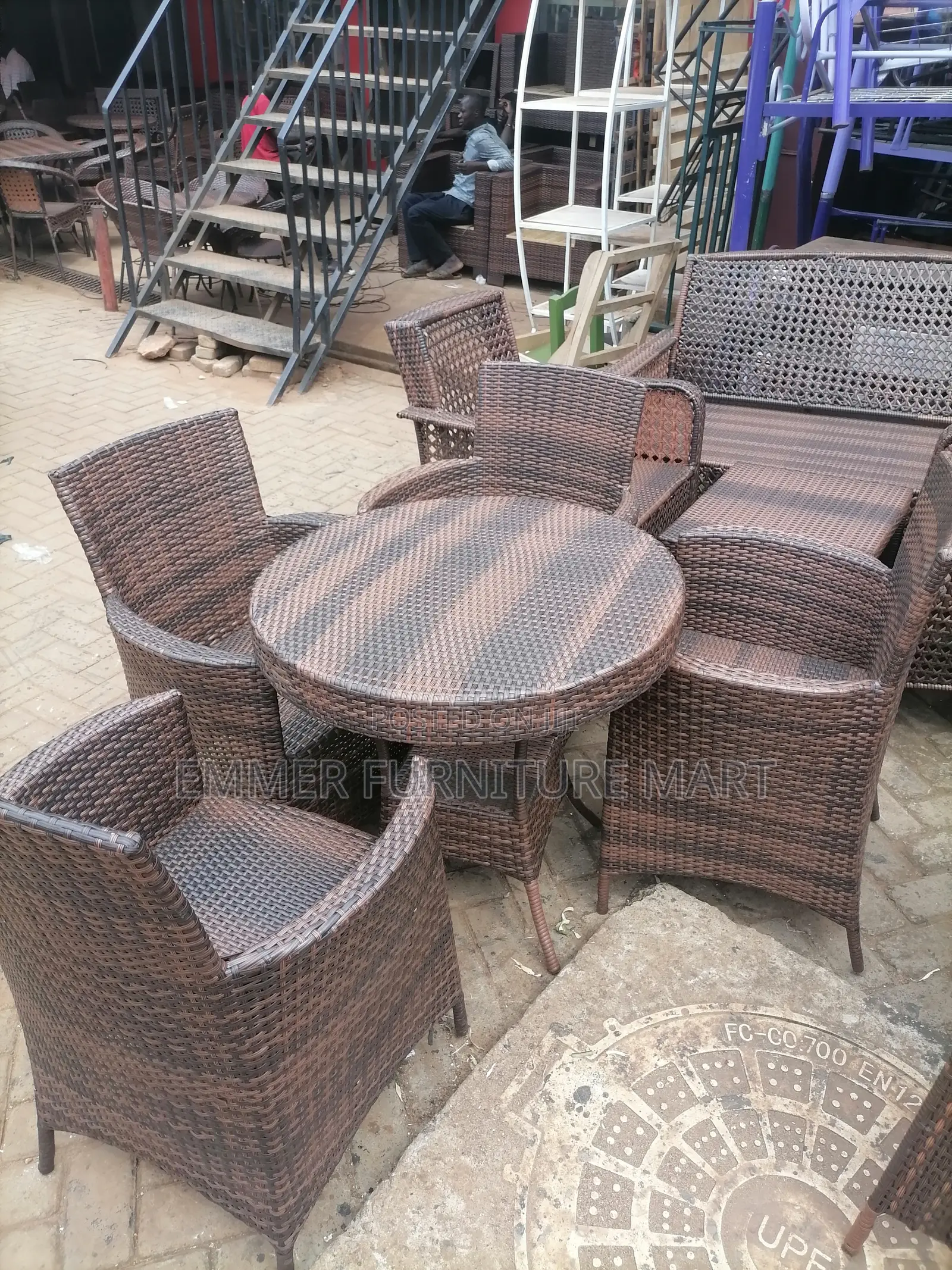 Crafted Dinning Chairs and Table