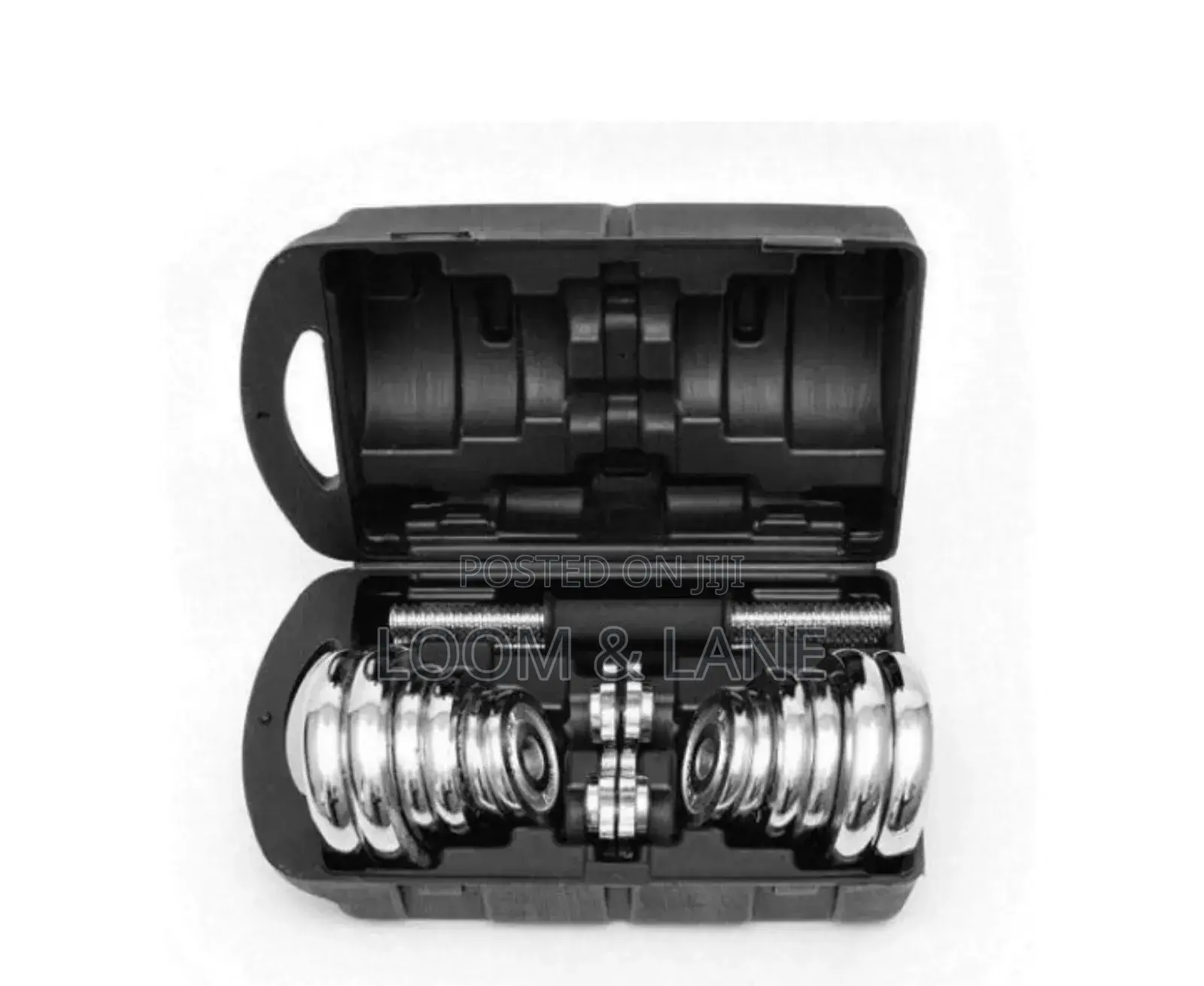15kg Chrome Adjustable Durable Pure Iron Plated Weight Dumbells