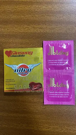 Nitro Ginseng Chocolate for Men. 1 Pc.Get 2pcs of Condom for Free.