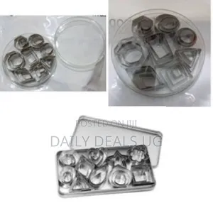 Set of Stainless Steel Cookie Cutters and Shapers