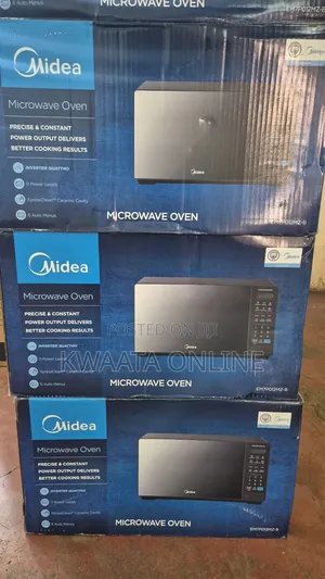 Midea 20l Inverter Quattro Microwave Oven 900w Em7p012mz-B