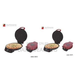 Hoffmans Electric Pizza Maker / Multi-Function Cooking Pan -Multicolor
