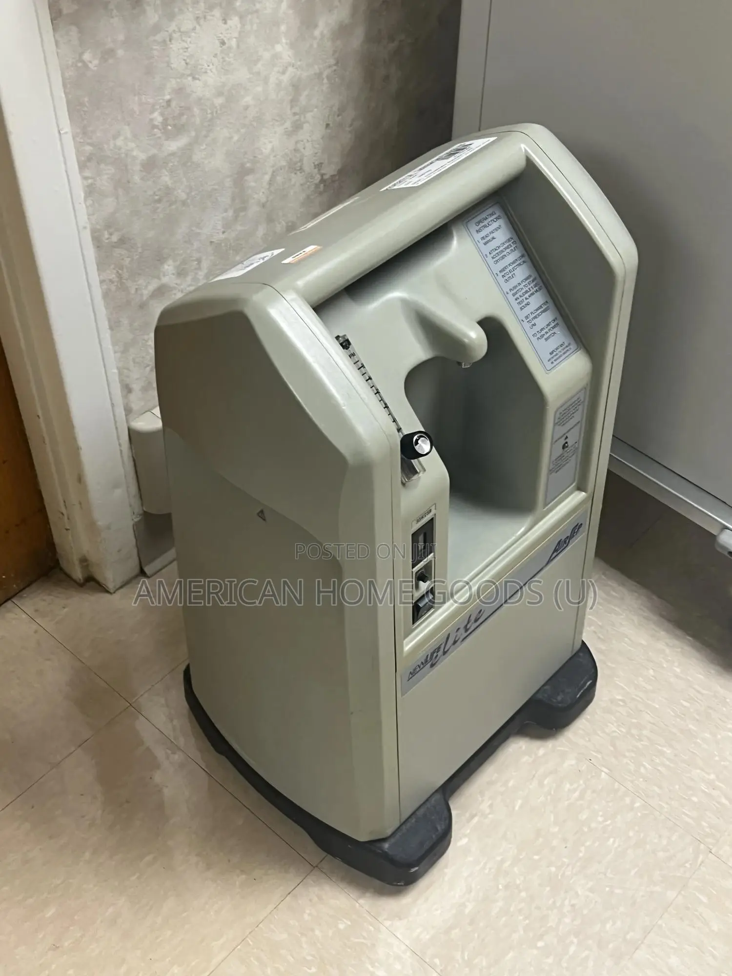 10 LPM Oxygen Concentrator Airsep Intensity 10. For Rent Per Week