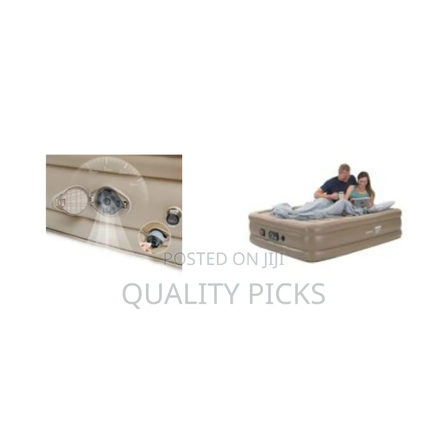 Premium Inflatable Air Mattress With Built-in Pump (