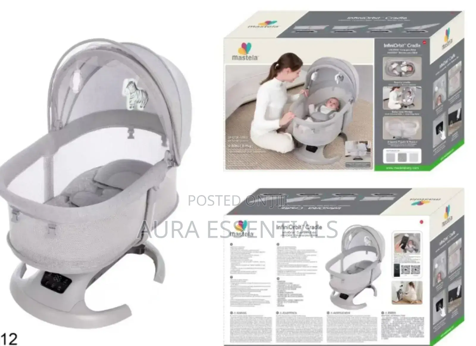 Mastela Infini Orbit Cradle or Electric Baby Swing/Rocker