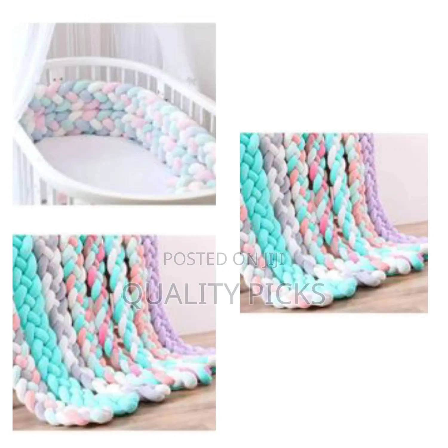 Braided Crib Bumper