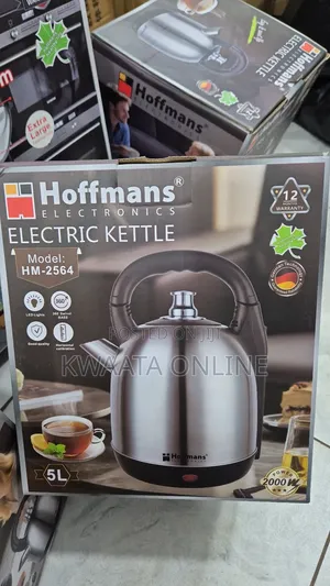 Hoffmans 5l Electric Kettle (Hm-2564) — Big Capacity. Fast Boil
