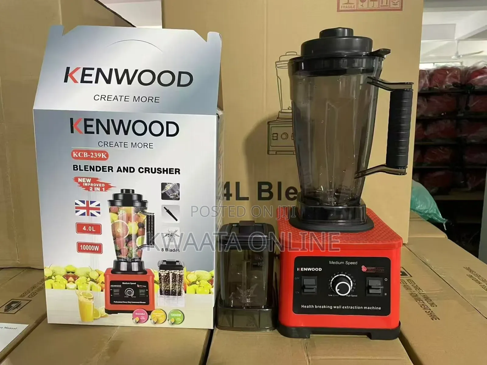 Silver Crest Commercial 4l Blender Grinder – 10000w Heavy-Duty