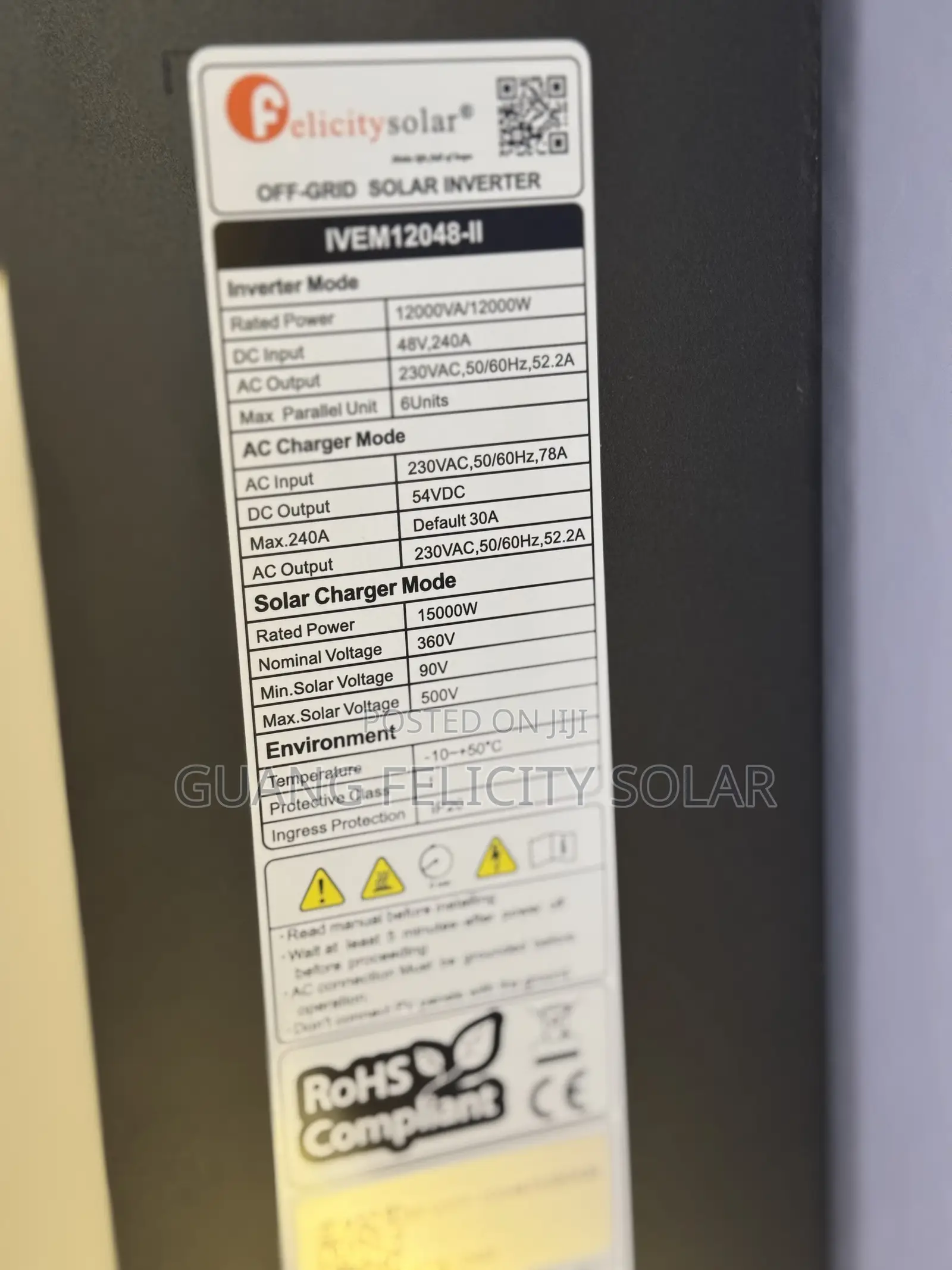 12kva /12000w Hybrid Inverter