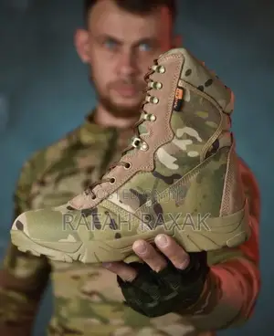 Men’S Classic Cordura Camouflage Combat Tactical Desert Boots