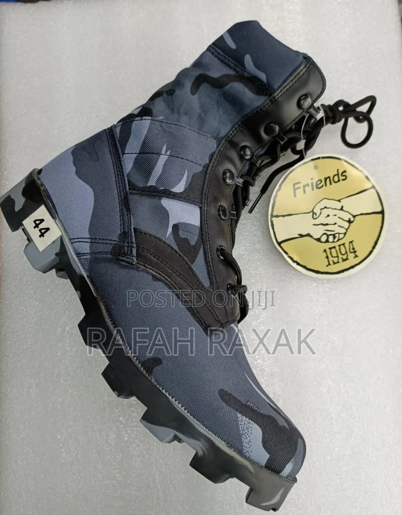 Original Men’S Blue Pattern Military Camouflage Tactical Desert Boots