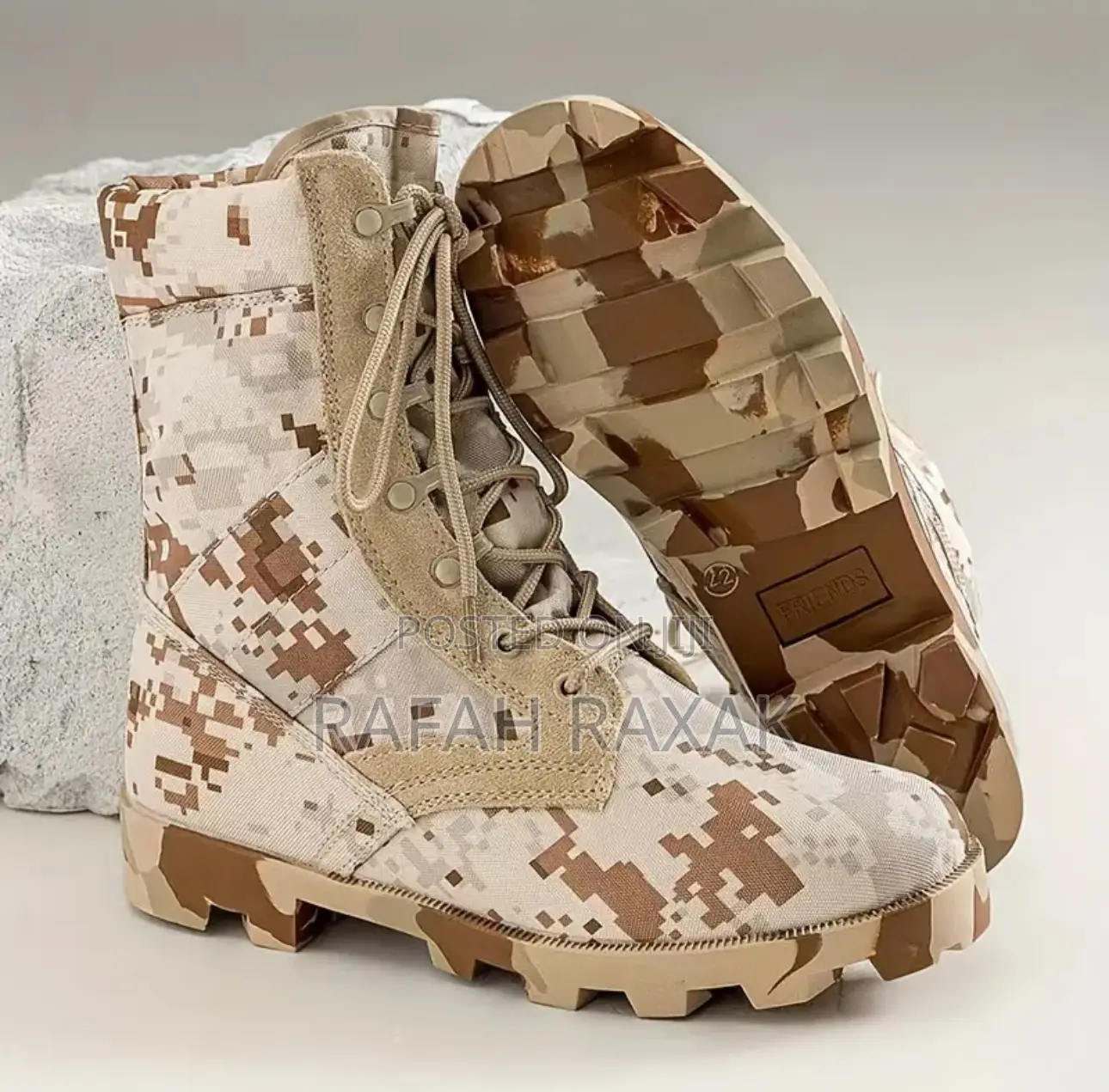 Original Men’S Camouflage Army Tactical Desert Boots