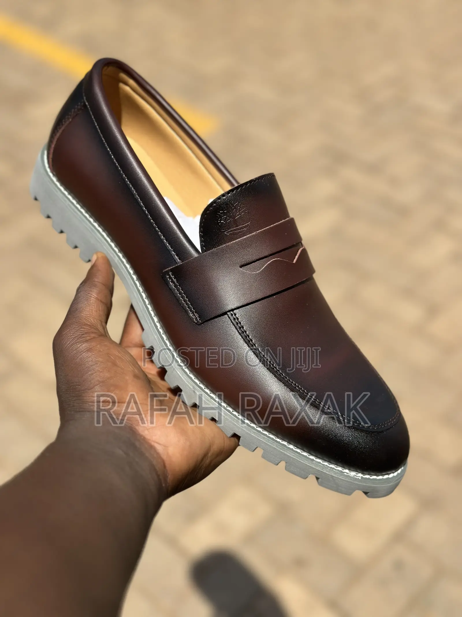 Men’S Classic Brown Timberland Leather Penny Loafers