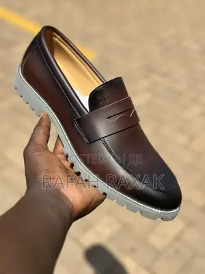 Men’S Classic Brown Timberland Leather Penny Loafers