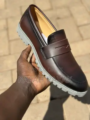 Men’S Classic Brown Timberland Leather Penny Loafers