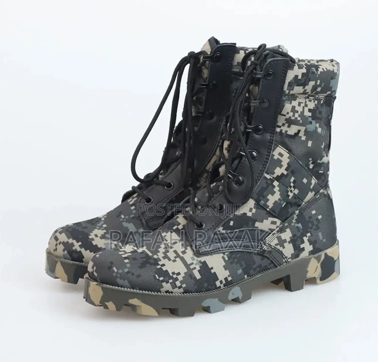 Original Black Military Tactical Camouflage Desert Boots