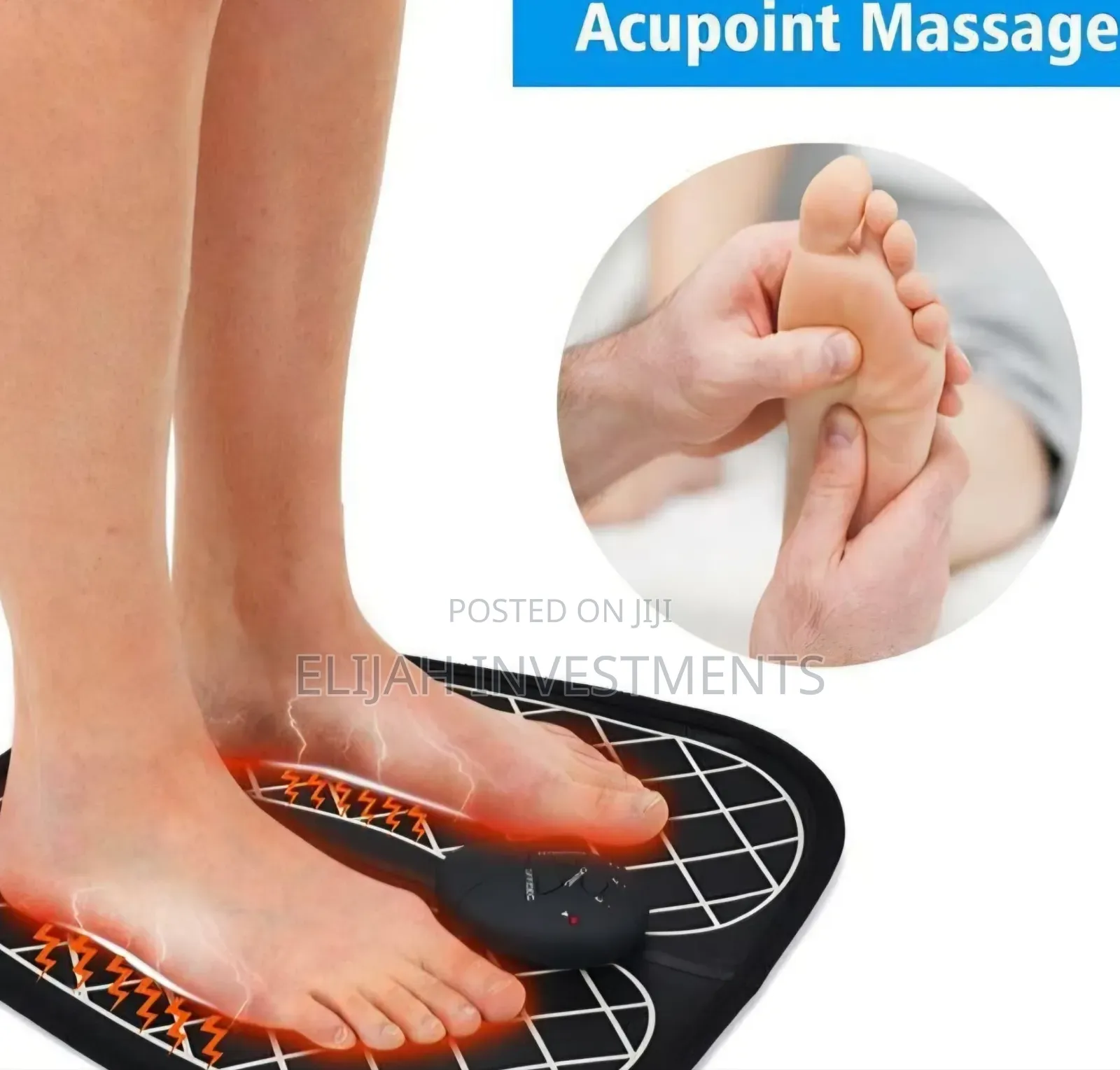 Ems Foot Massager, Portable Electric Foot Massage Mat