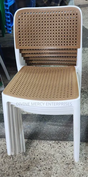 White Armless Chair