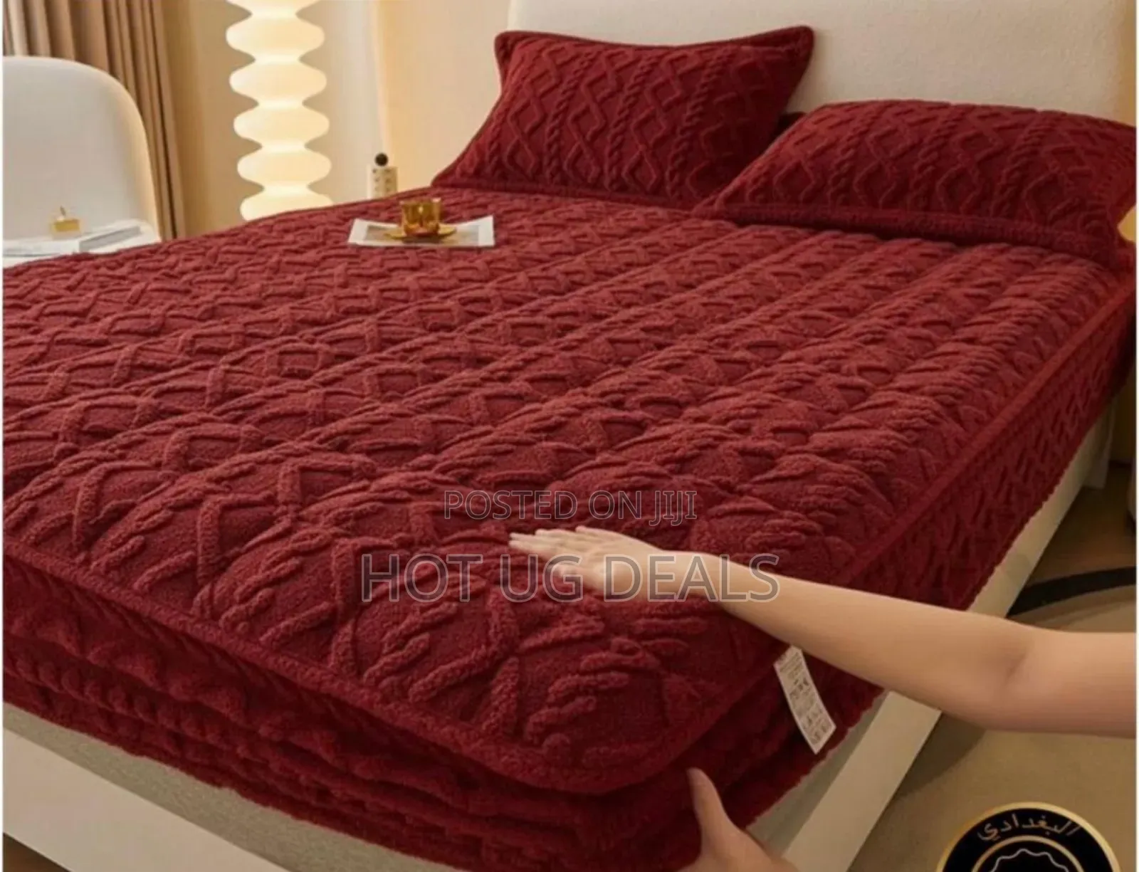 6x6 Mattress Cover With 2 Pillowcases - Multicolor