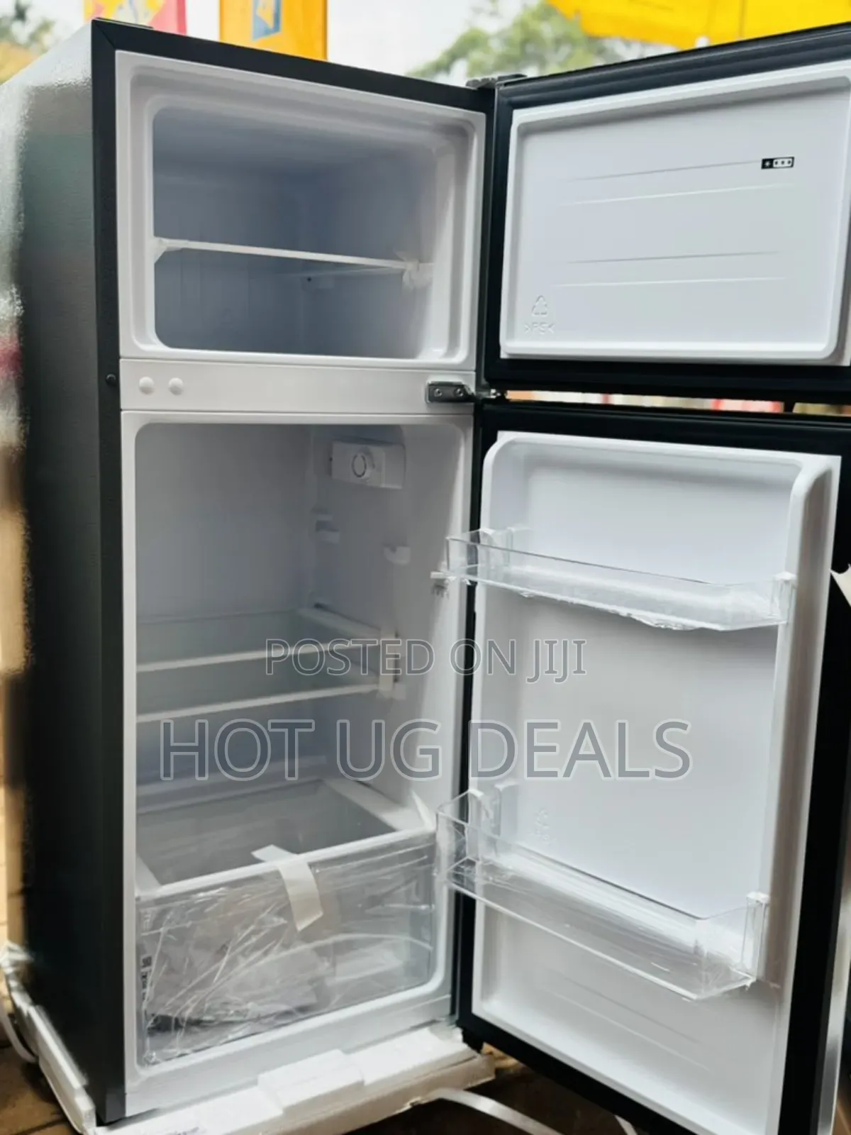 Hisense 160 Litres/ 160l Double Door Fridge Or Refrigerator - Silver