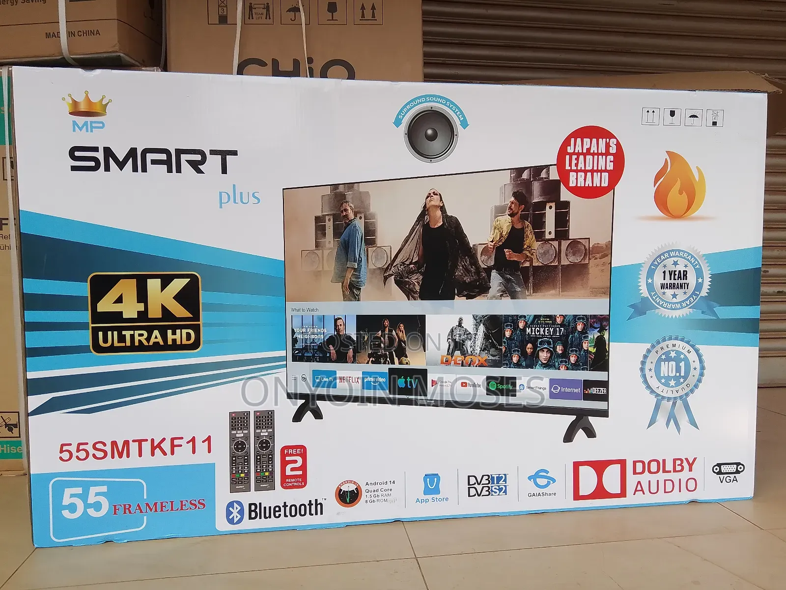 55 Inches New Smart Plus Android 14 Smart Tv