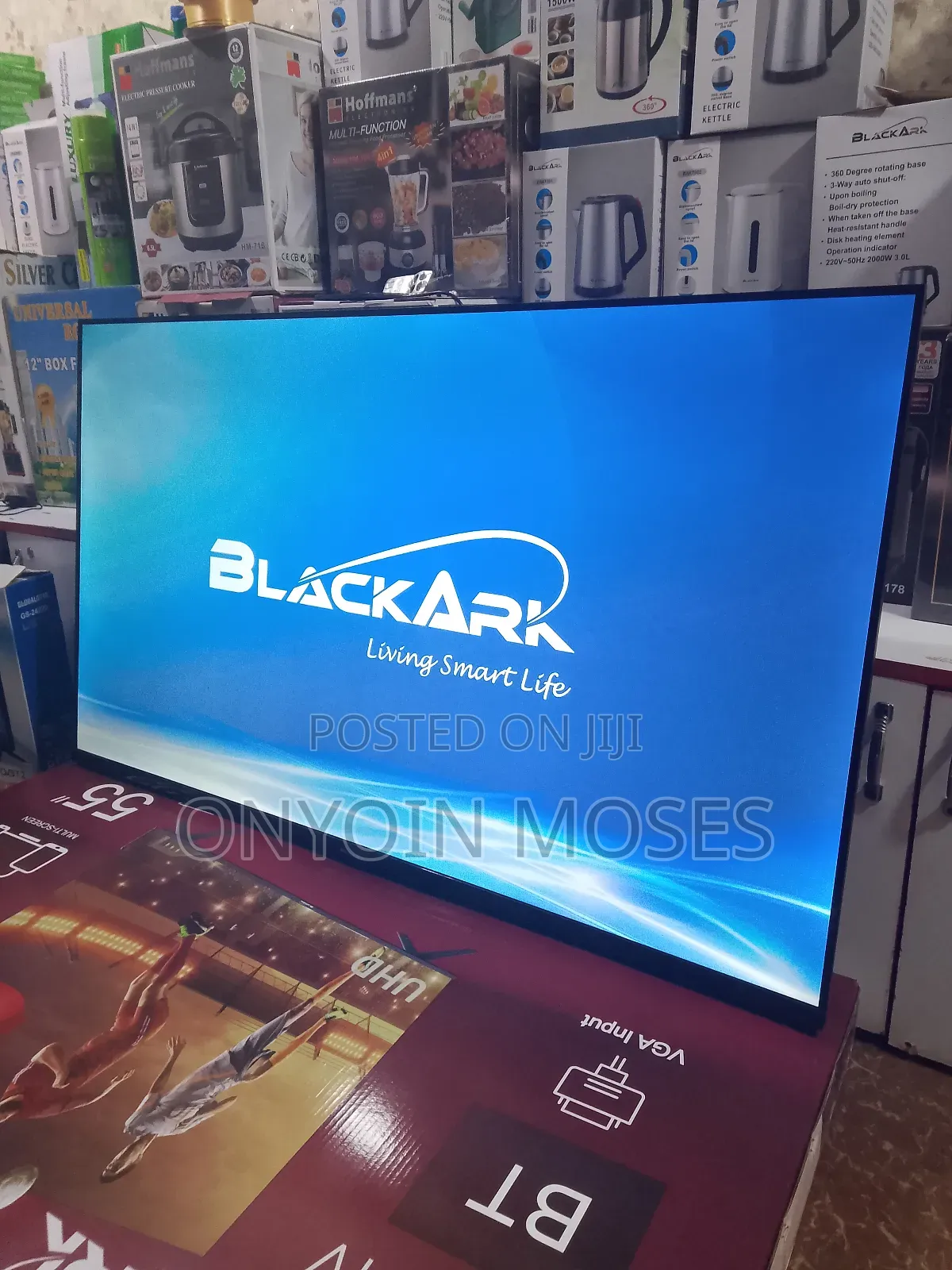 Black Ark 55 Inches Original Android 14 Ultra Hd Smart Tv