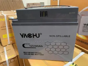 Yachu 12v 40ah Plug-and-Play Solar Gel Battery