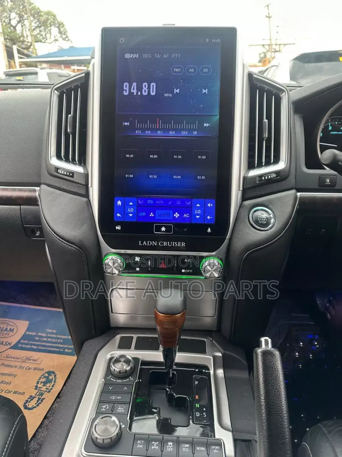 Tesla Radio System for Landcruser Lc200 High End 2016_2020