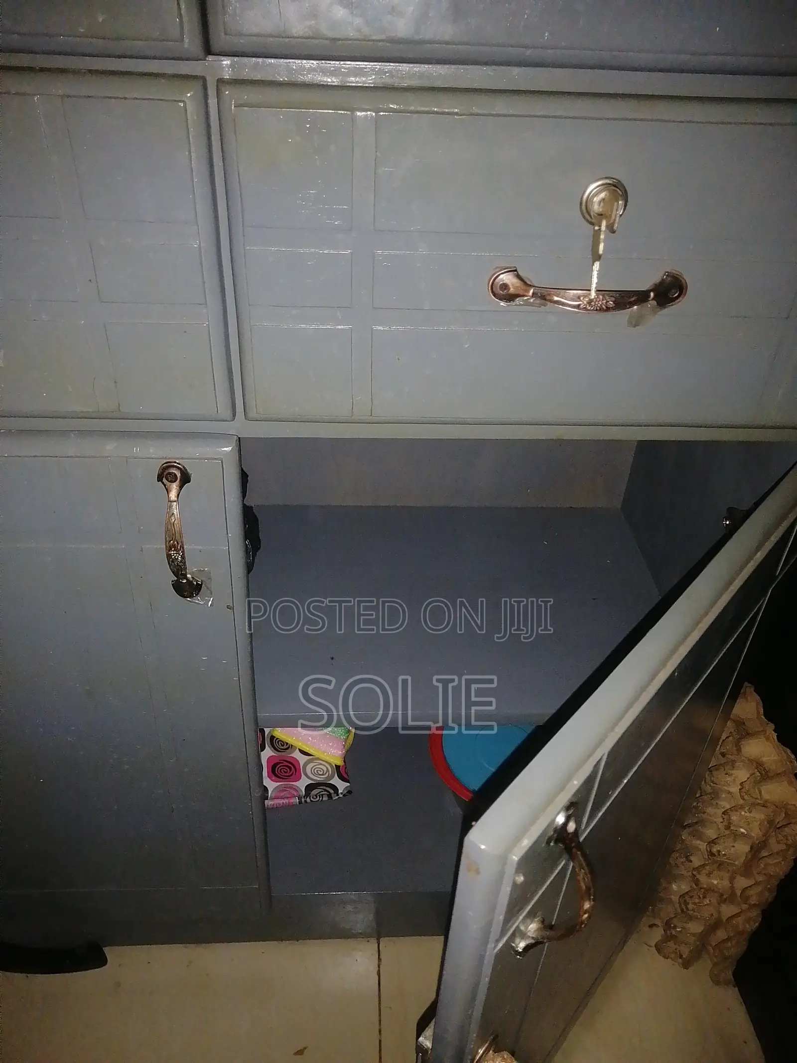 Gray Cupboard on Quick Sale