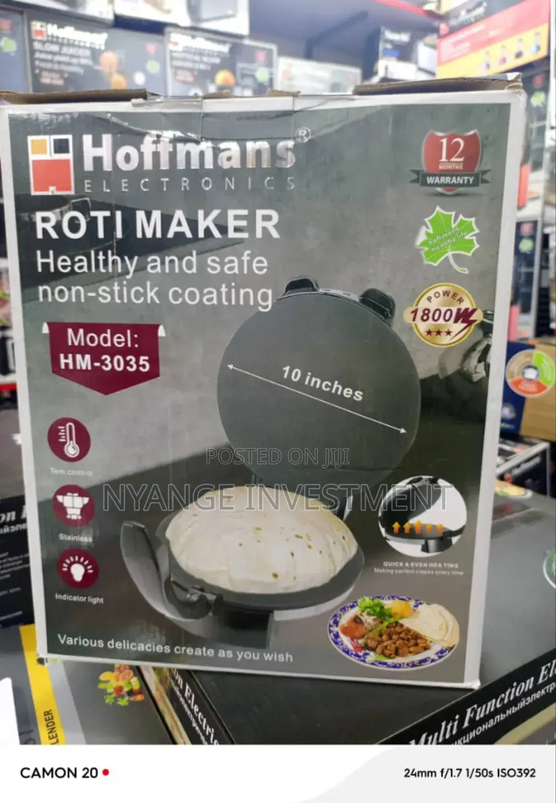 Chapat Maker. Roti Chapat Maker Hoffman Brand