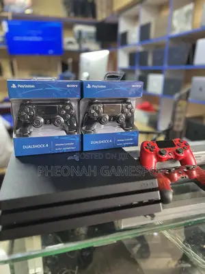 Ps4 Pro Pleasure Gaming Console With 2 Controllers and 20 Games.