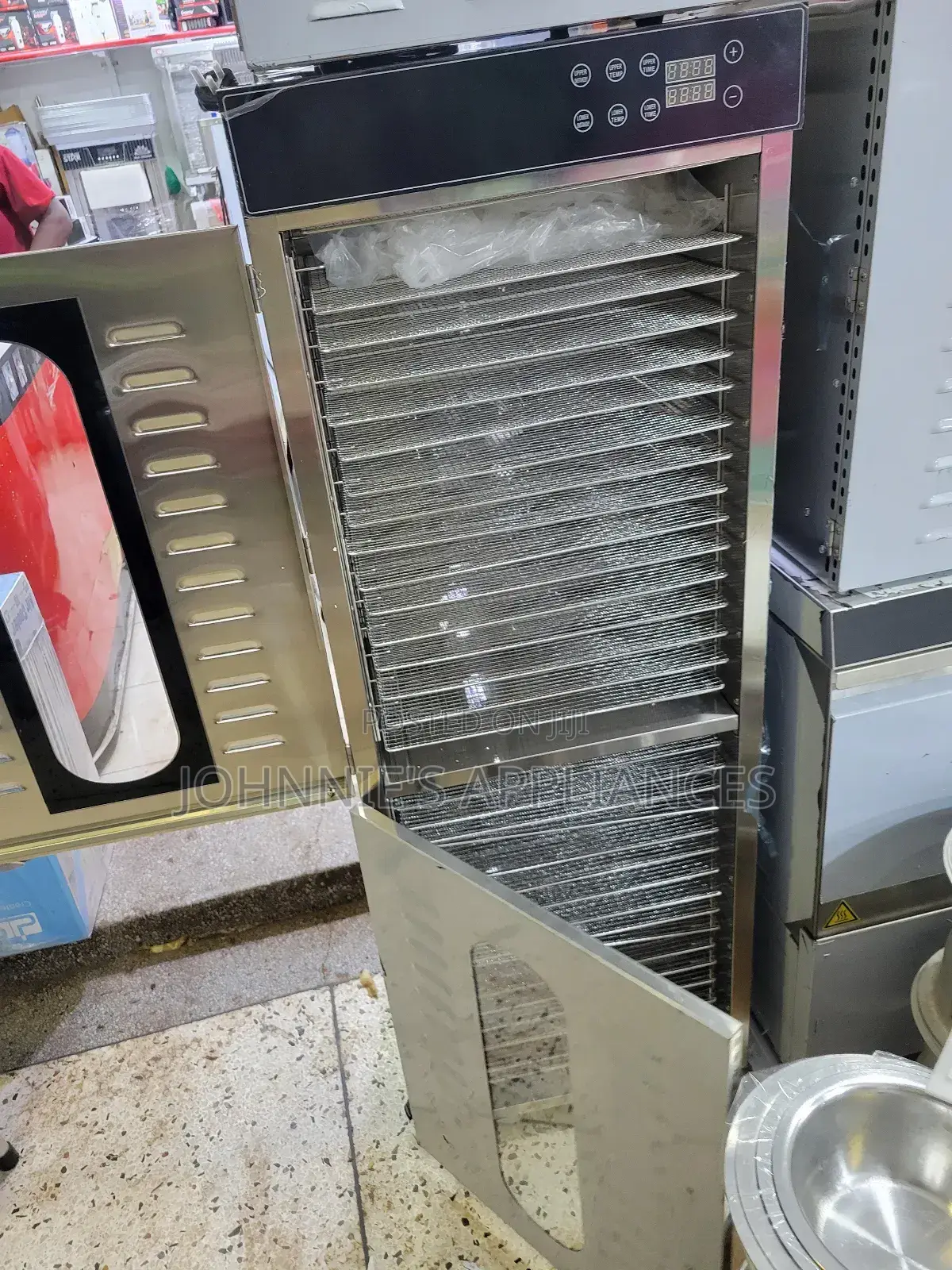 Commercial Stainless Steel Food Dehydrator Cabinet With 32 Trays Heavy