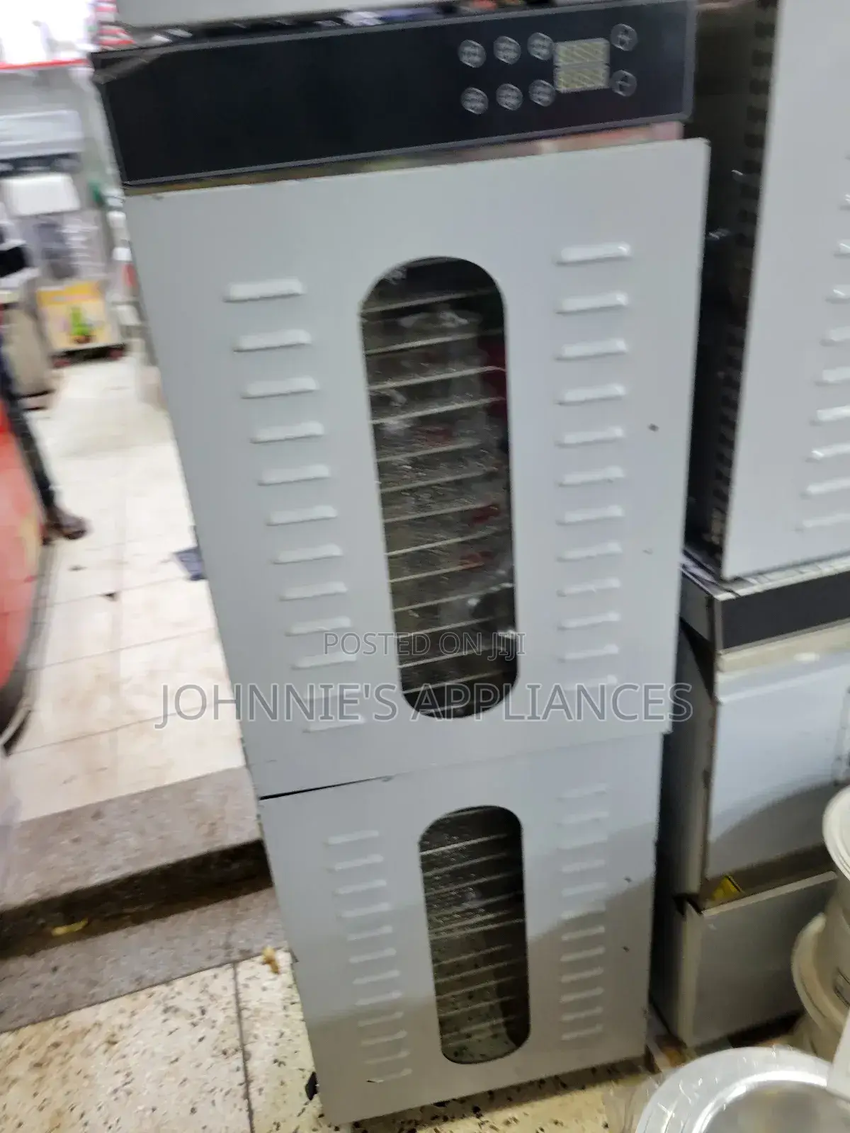 Commercial Stainless Steel Food Dehydrator Cabinet With 32 Trays Heavy