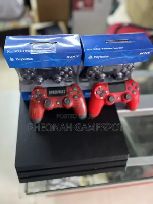 Ps4 Pro Smooth Console Fun With 2 Controllers and 20games Inside.